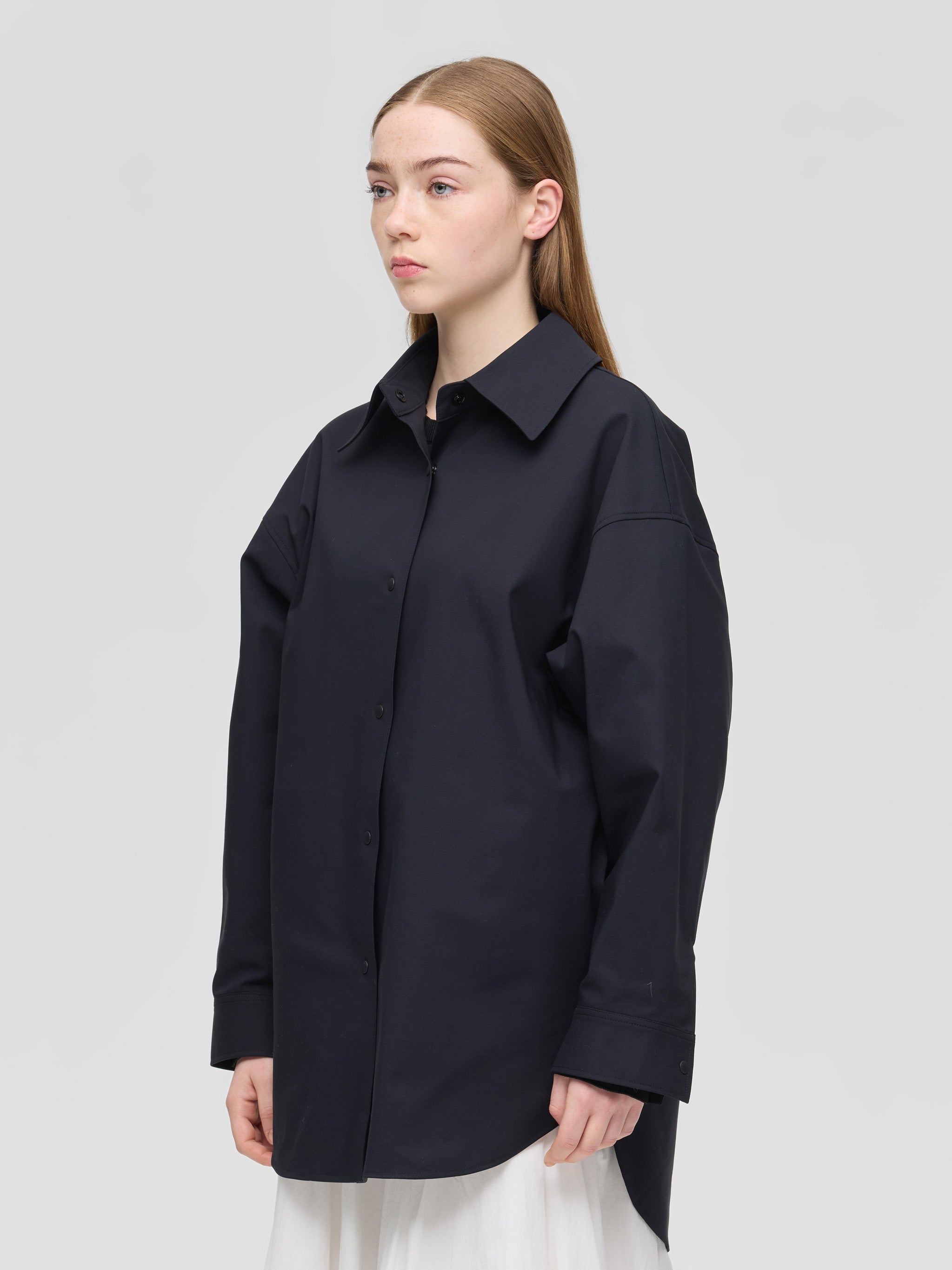 double cloth wide shirt blouson | 1-270037 – mizuiro ind