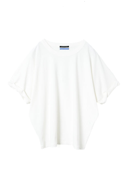 dolman roll up T shirt | 1-510007-w