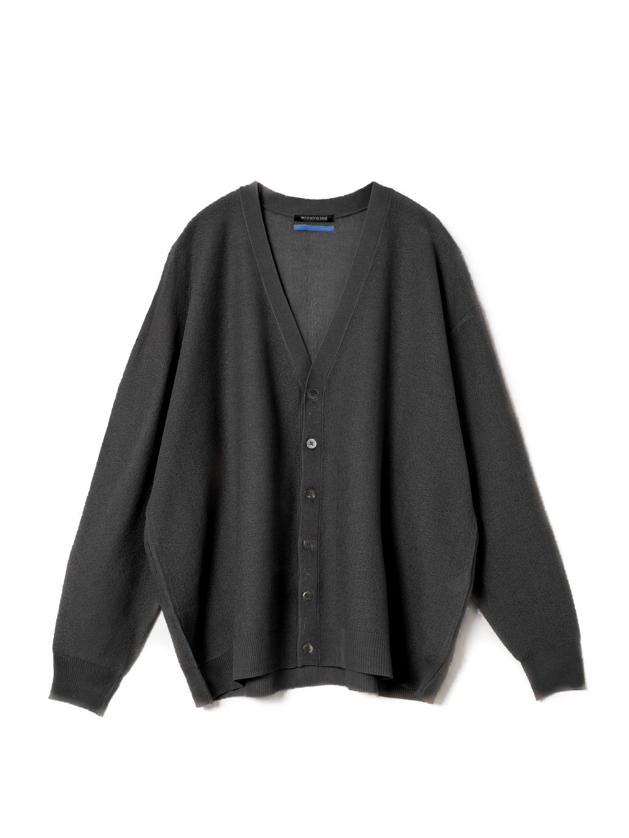 ひゅうご　 DIESEL Vネックカーディガン ブラック　M V neck cardigan | 1-520002-m – mizuiro ind