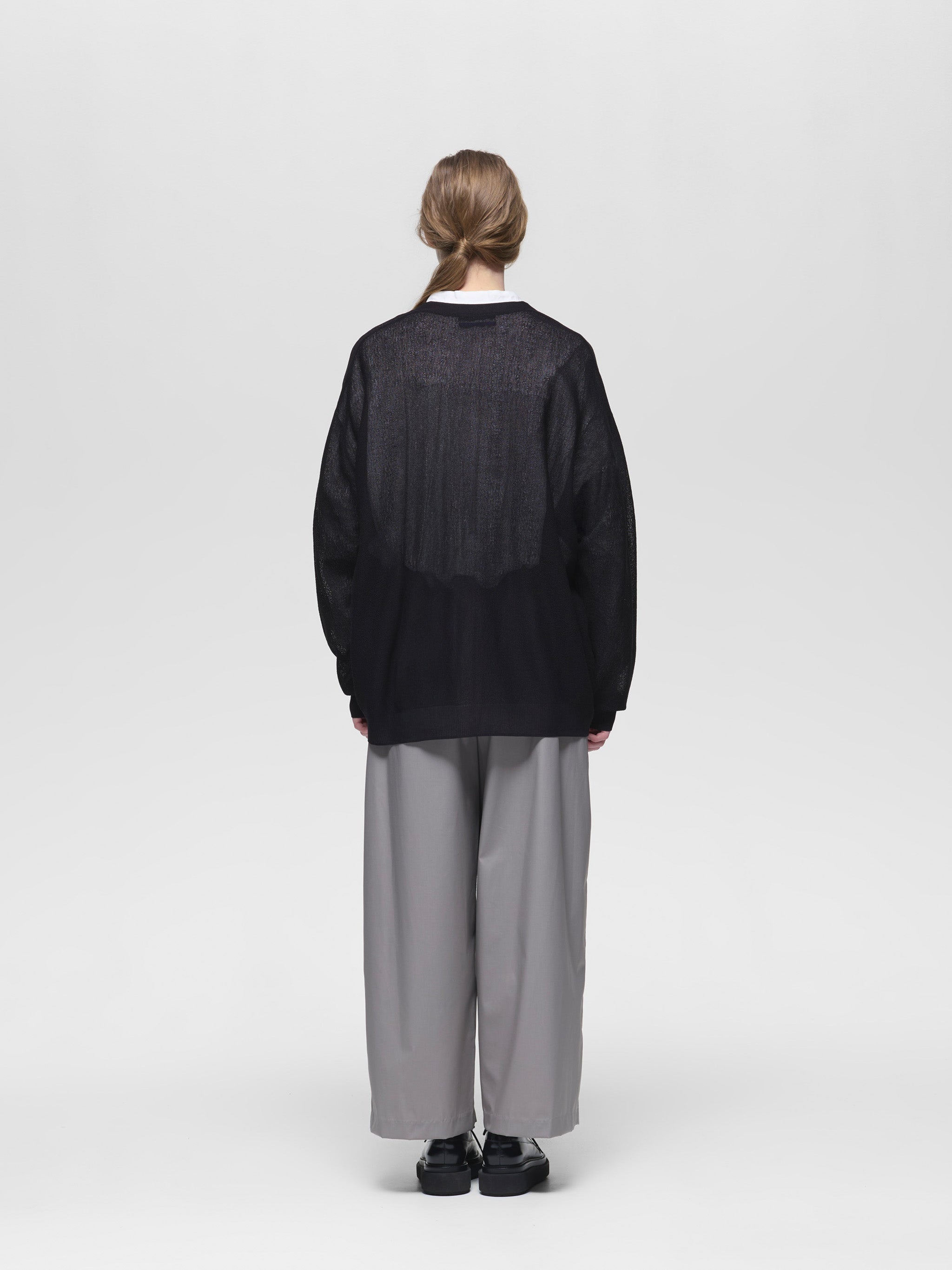 V neck cardigan | 1-520002-w – mizuiro ind