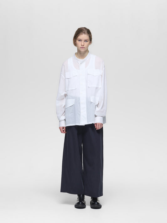 utility sheer shirt | 1-530006-w