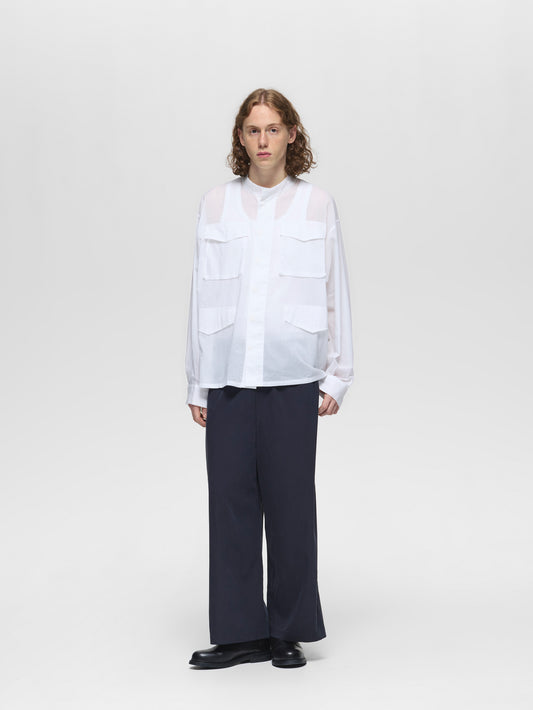 utility sheer shirt | 1-530006-m