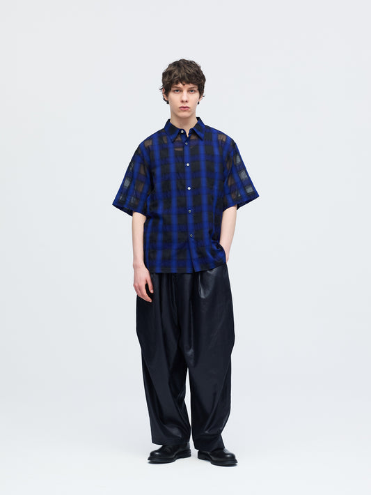 check half slv box shirt | 1-530024-m