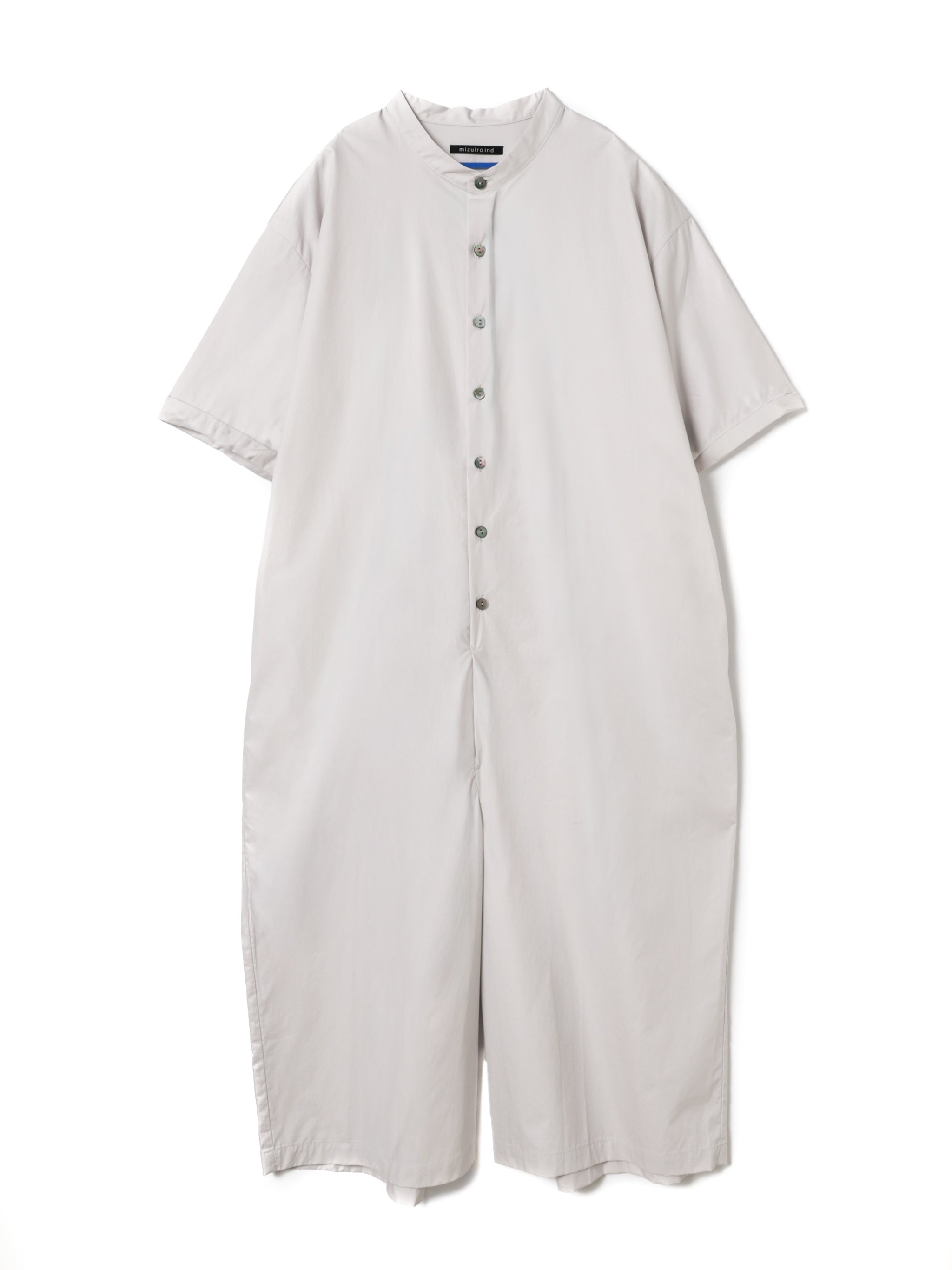 stand collar jumpsuit | 1-550002-w – mizuiro ind