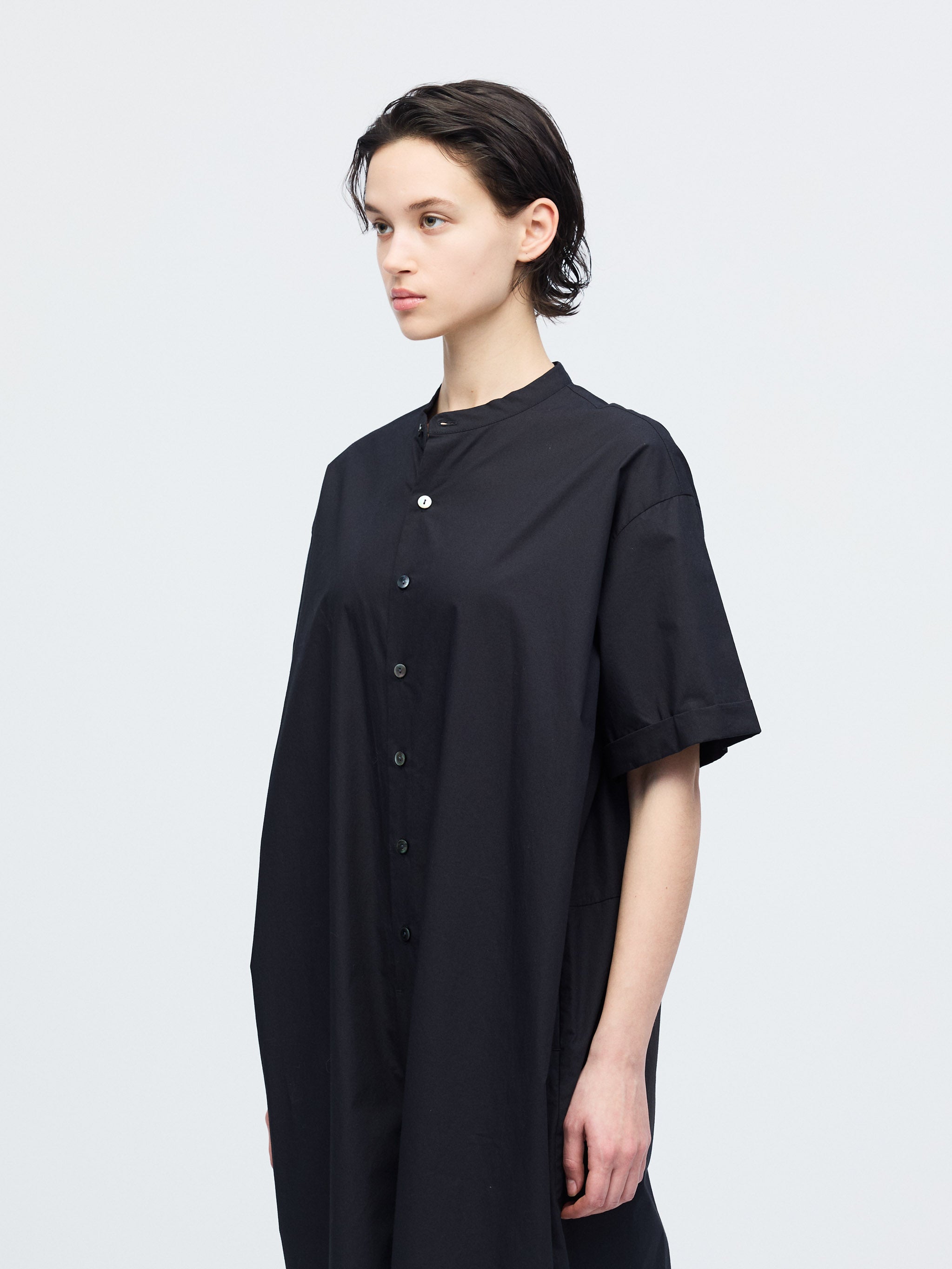 stand collar jumpsuit | 1-550002-w – mizuiro ind