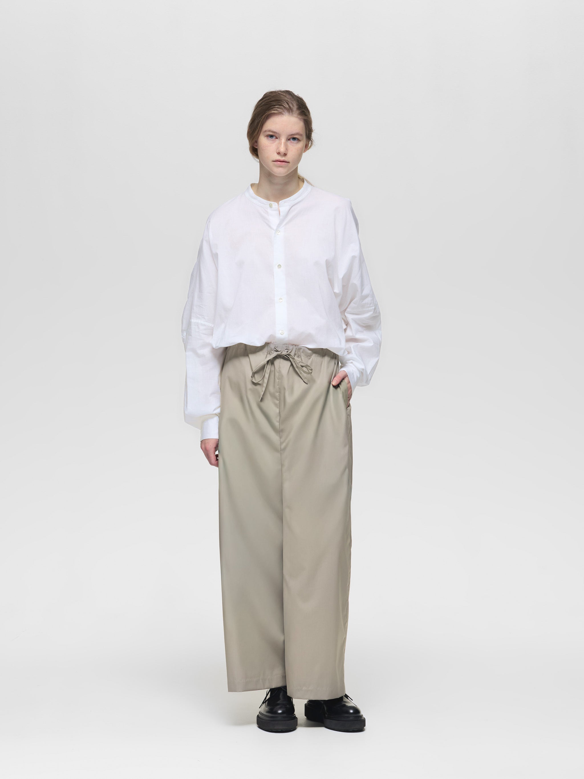 わた wide leg trousers | 1-560000-w – mizuiro ind
