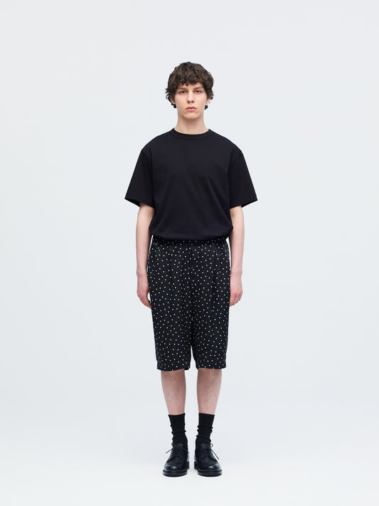 dots print short pants | 1-560008-m