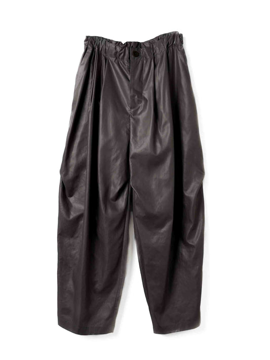 glossy wide cargo pants | 1-560010-m