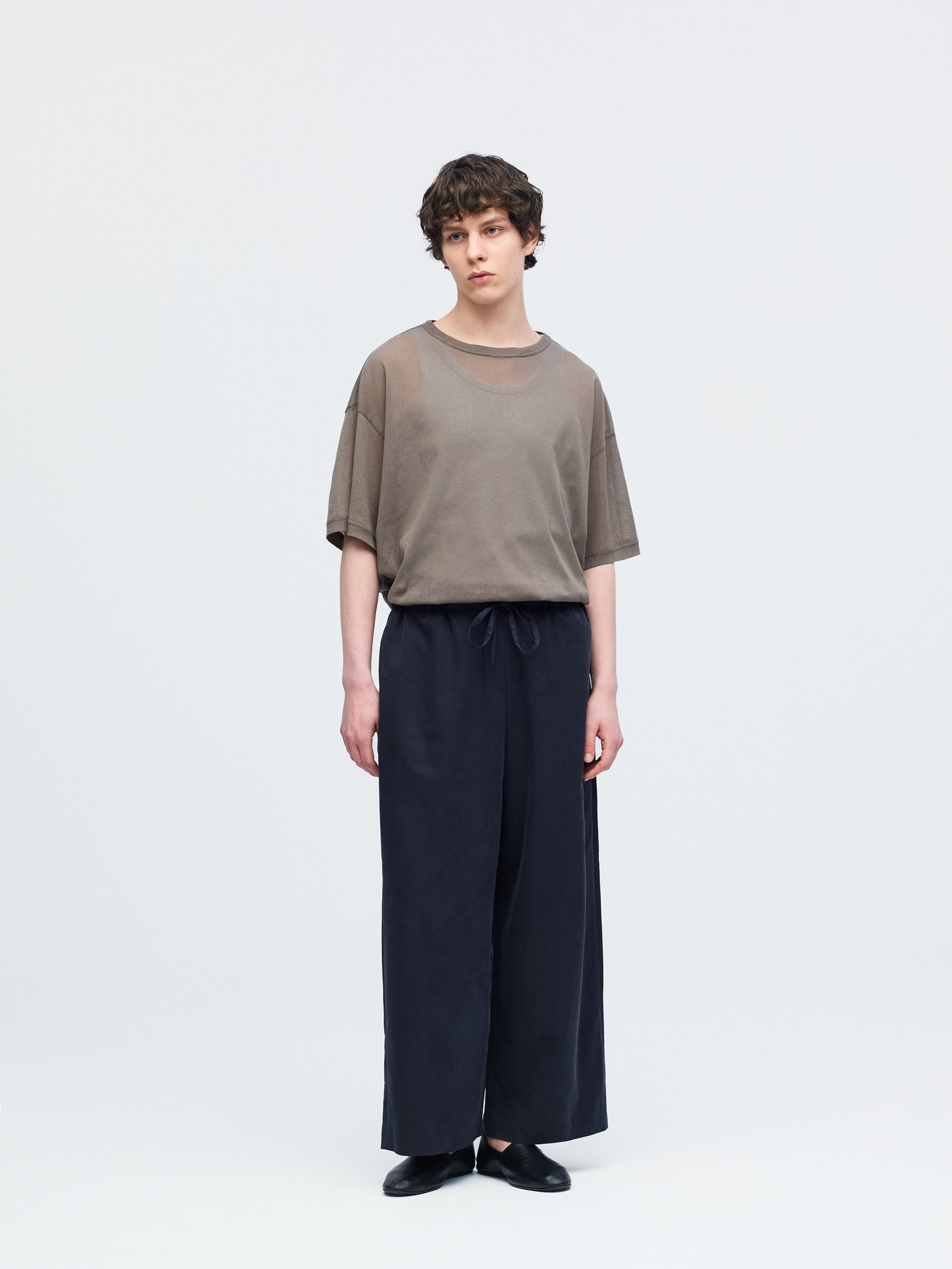 wide leg easy trousers