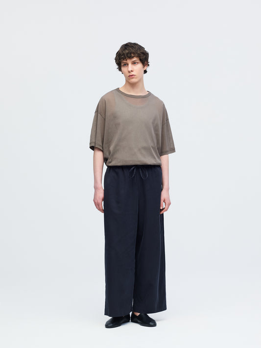wide leg easy trousers | 1-560011-m