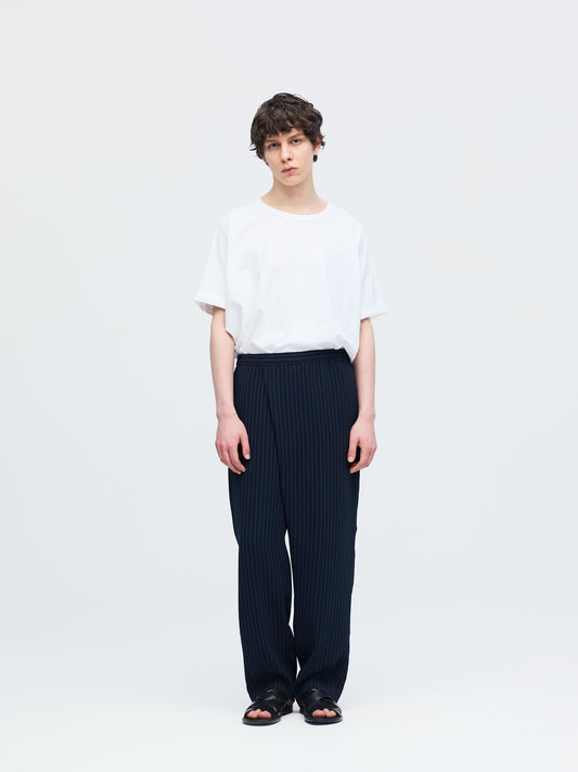 stripe wrap like trousers | 1-560016-m
