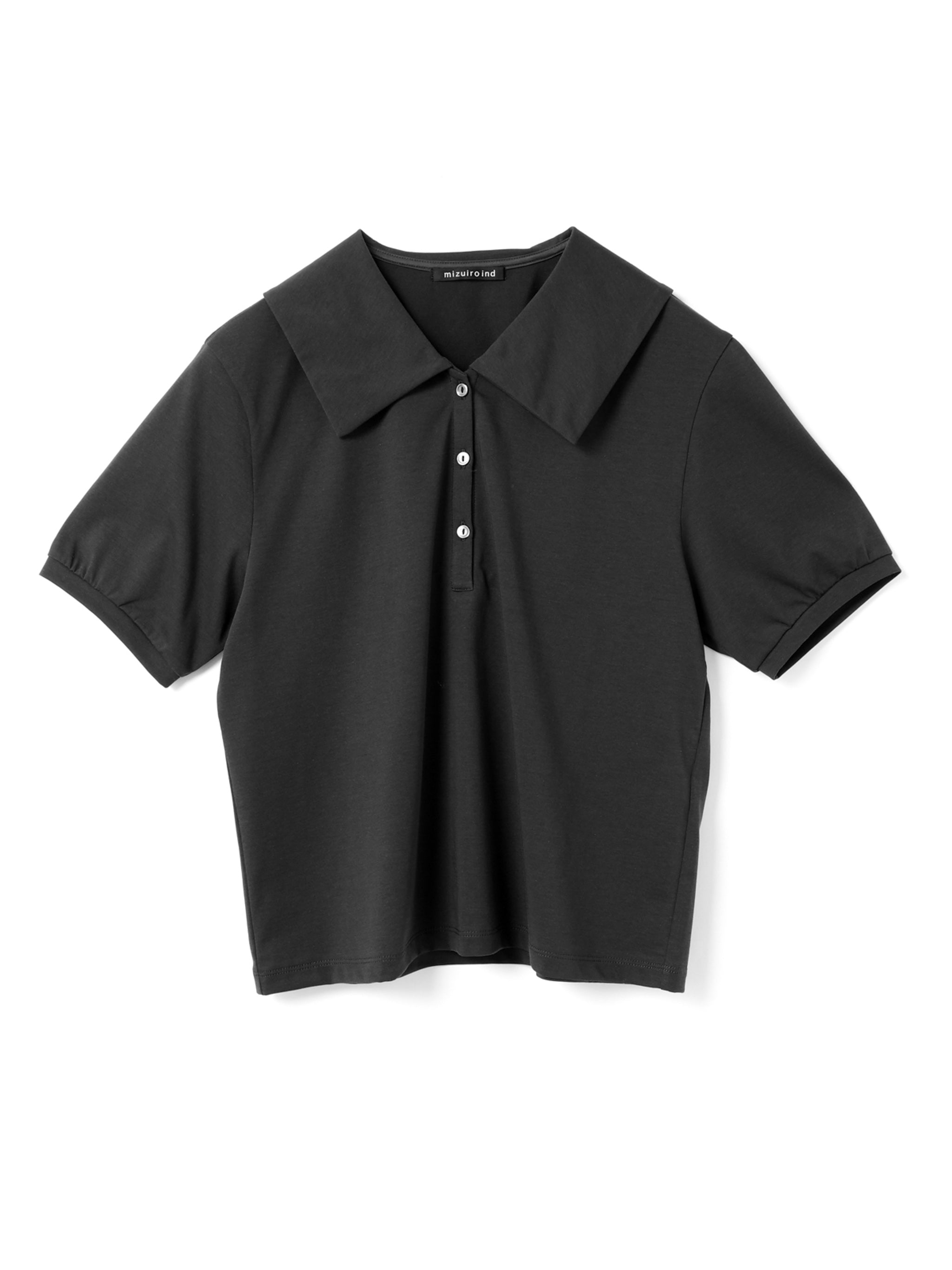 【新品未使用】mizuiro ind no collar half slv CT no collar half slv CT | 1-270025 – mizuiro ind