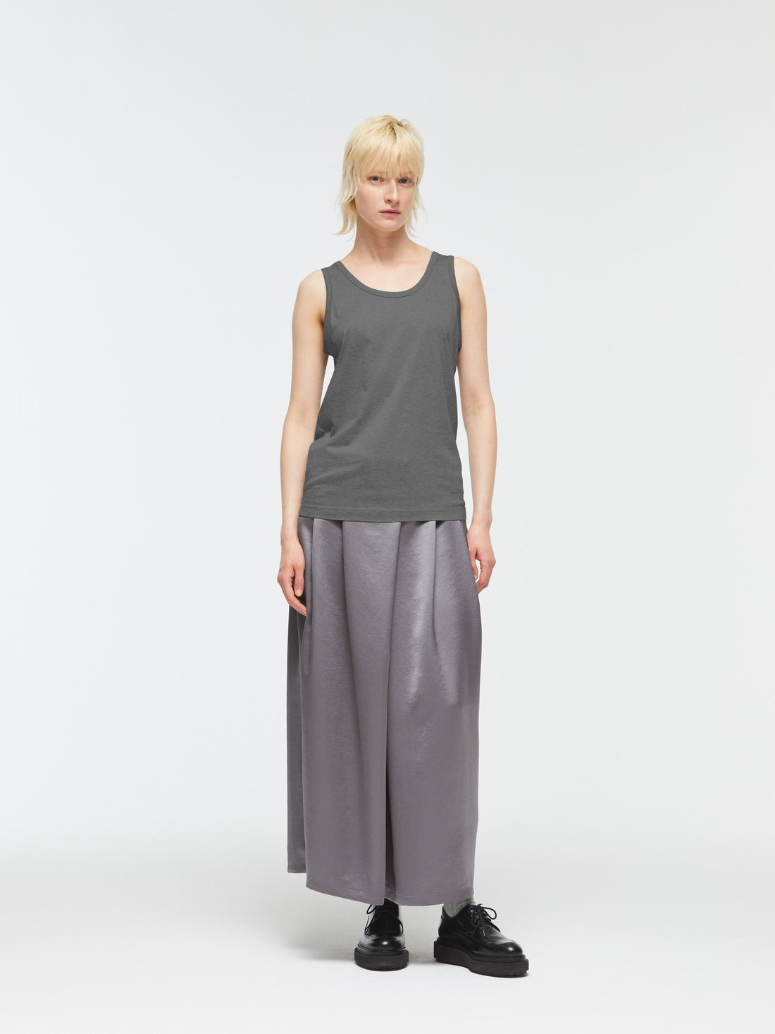 Sale- Mizuiro ind Wool Blend Basic Shirt, 2 Colors