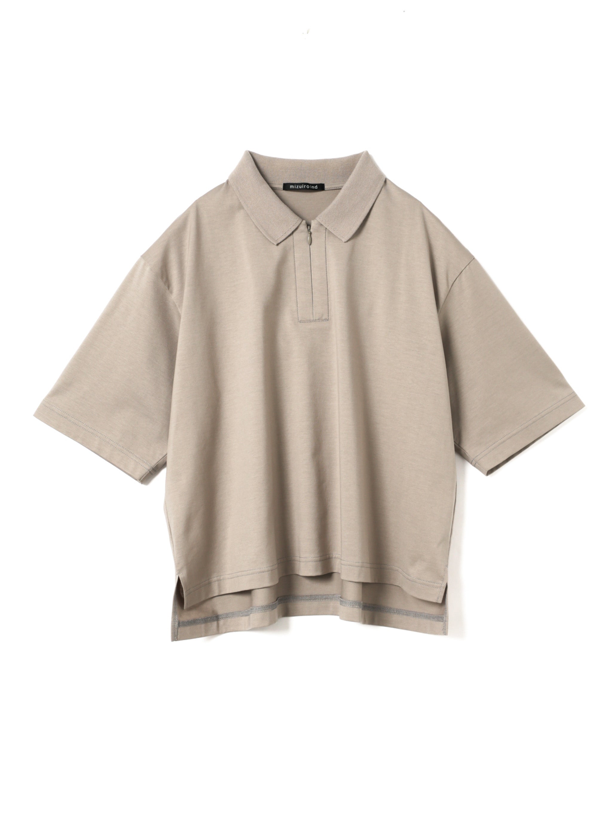 zip polo shirt | 2-210126 – mizuiro ind