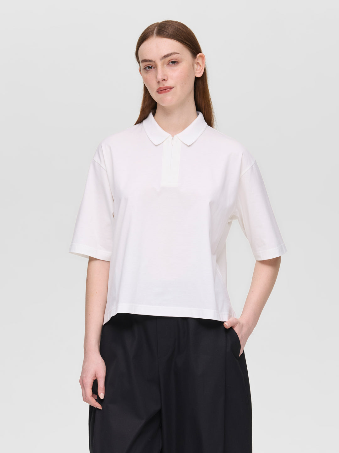 zip polo shirt | 2-210126 – mizuiro ind