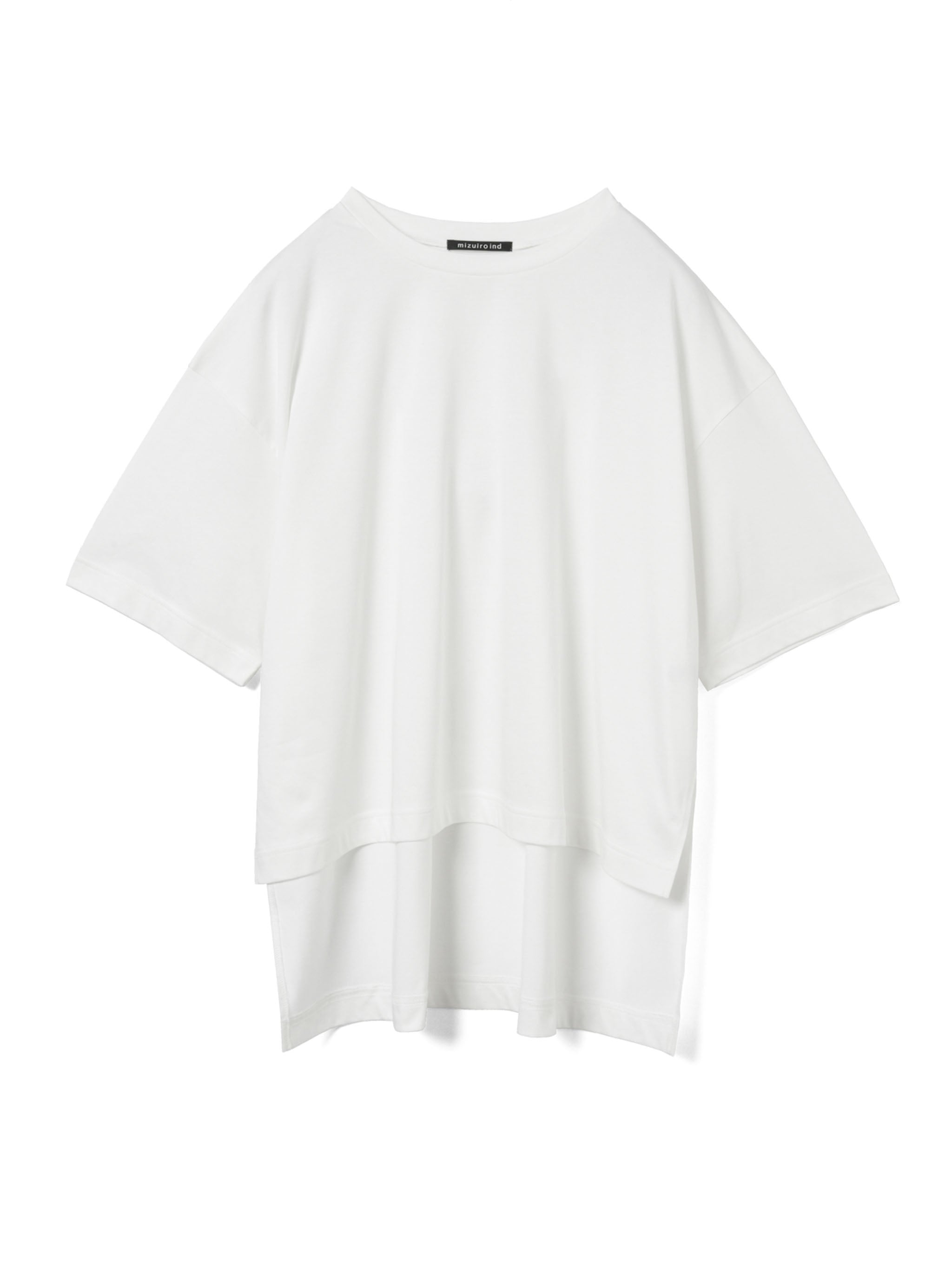 side slit wide tunic T shirt | 2-210127 – mizuiro ind