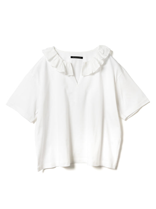 frill collar skipper T shirt | 2-210138
