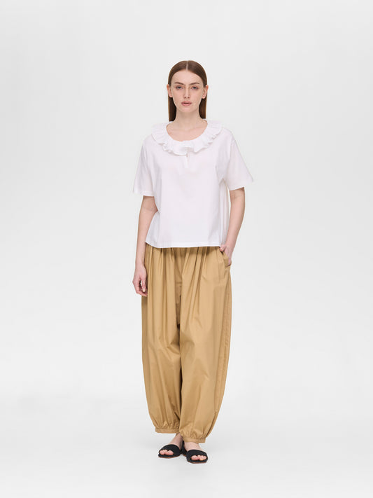 frill collar skipper T shirt | 2-210138