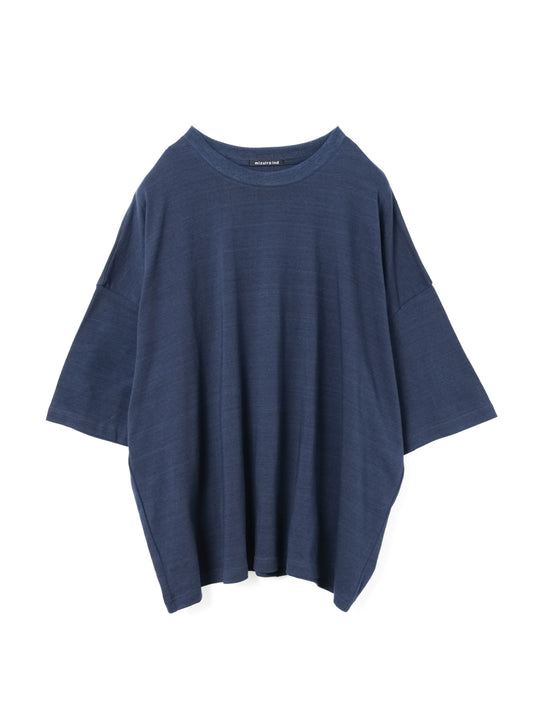 crew neck wide tunic | 2-210139