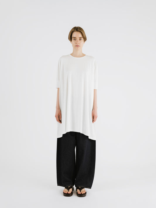 wide crew neck tunic | 2-210144