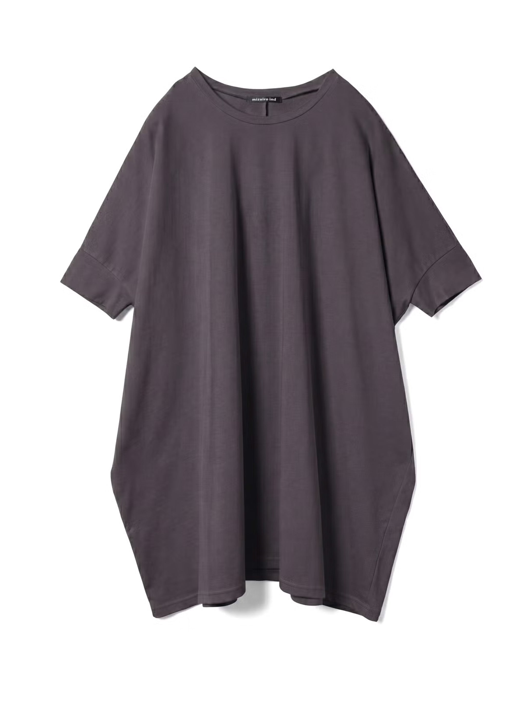 wide crew neck tunic | 2-210144 – mizuiro ind