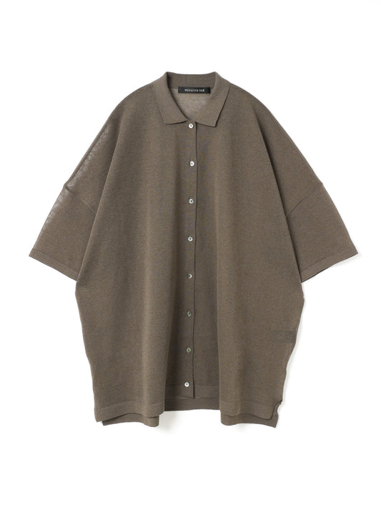 wide knit shirt | 2-220025