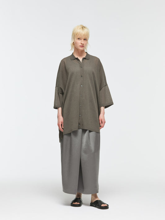 wide knit shirt | 2-220025