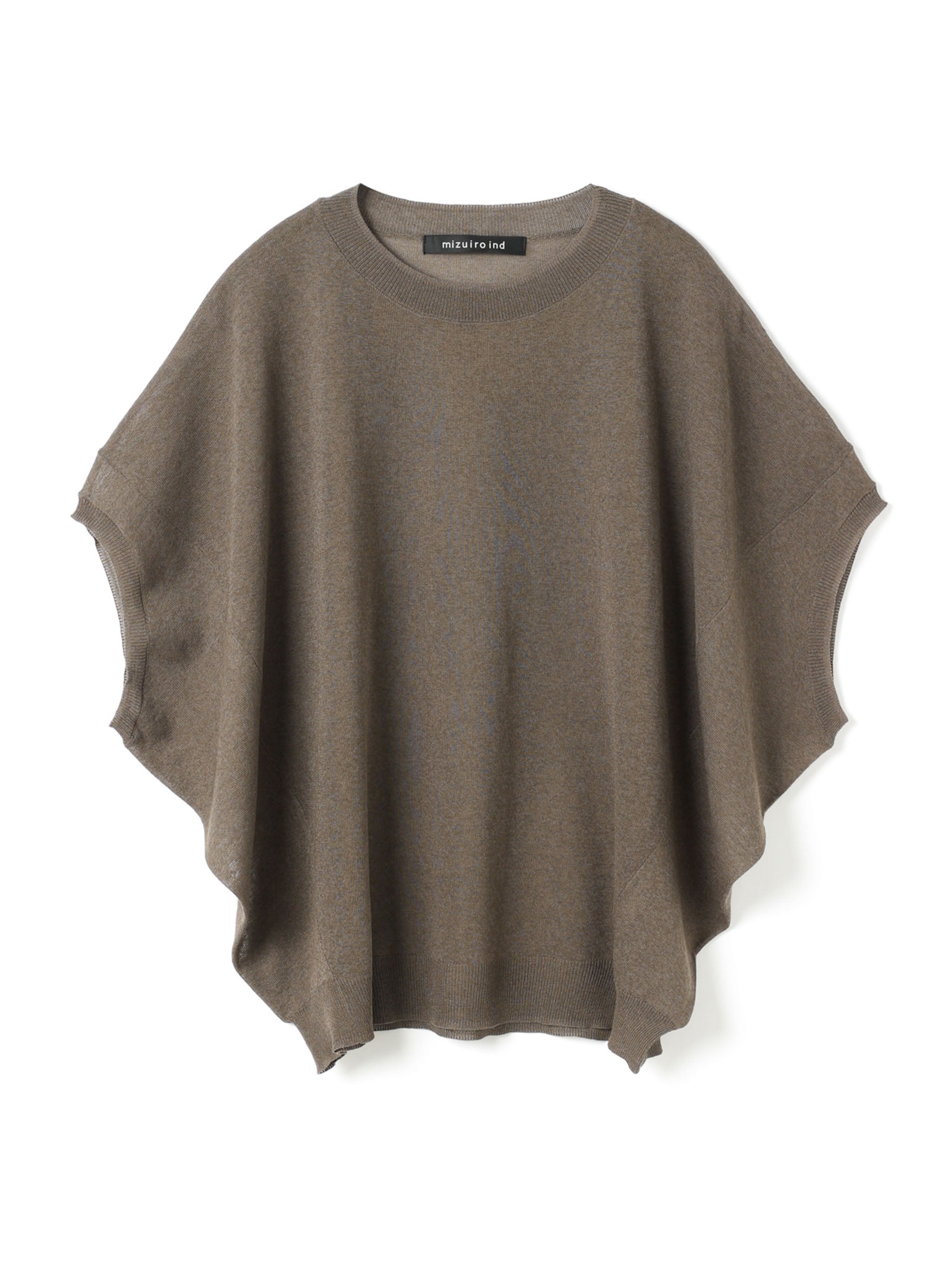 【SALE】ミズイロインド mizuiro ind ワイド コクーン シアー ベスト wide cocoon sheer vest 2-220026 レディース トップス wide cocoon sheer vest | 2-220026 – mizuiro ind
