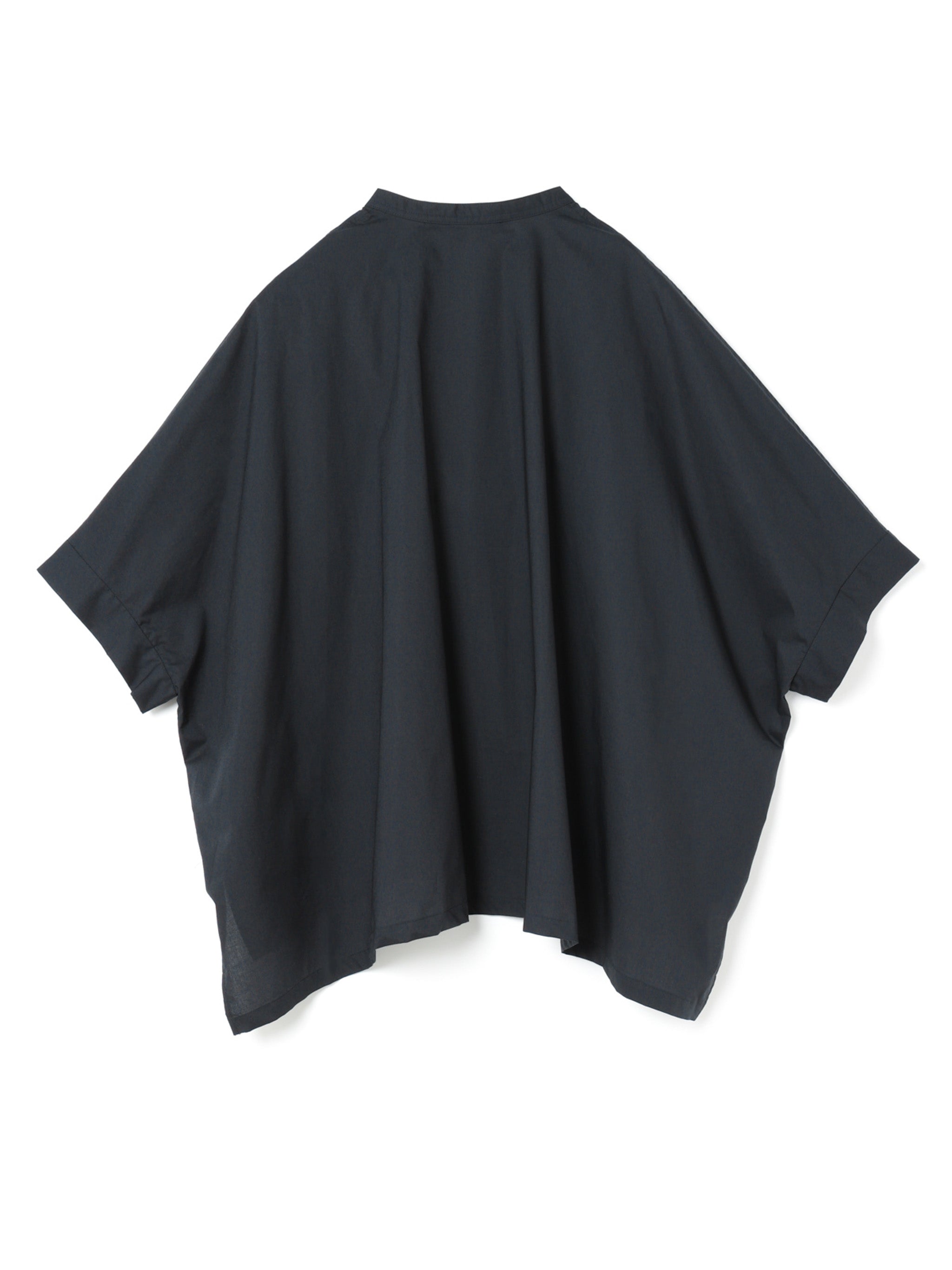 stand collar wide shirt | 2-230084 – mizuiro ind