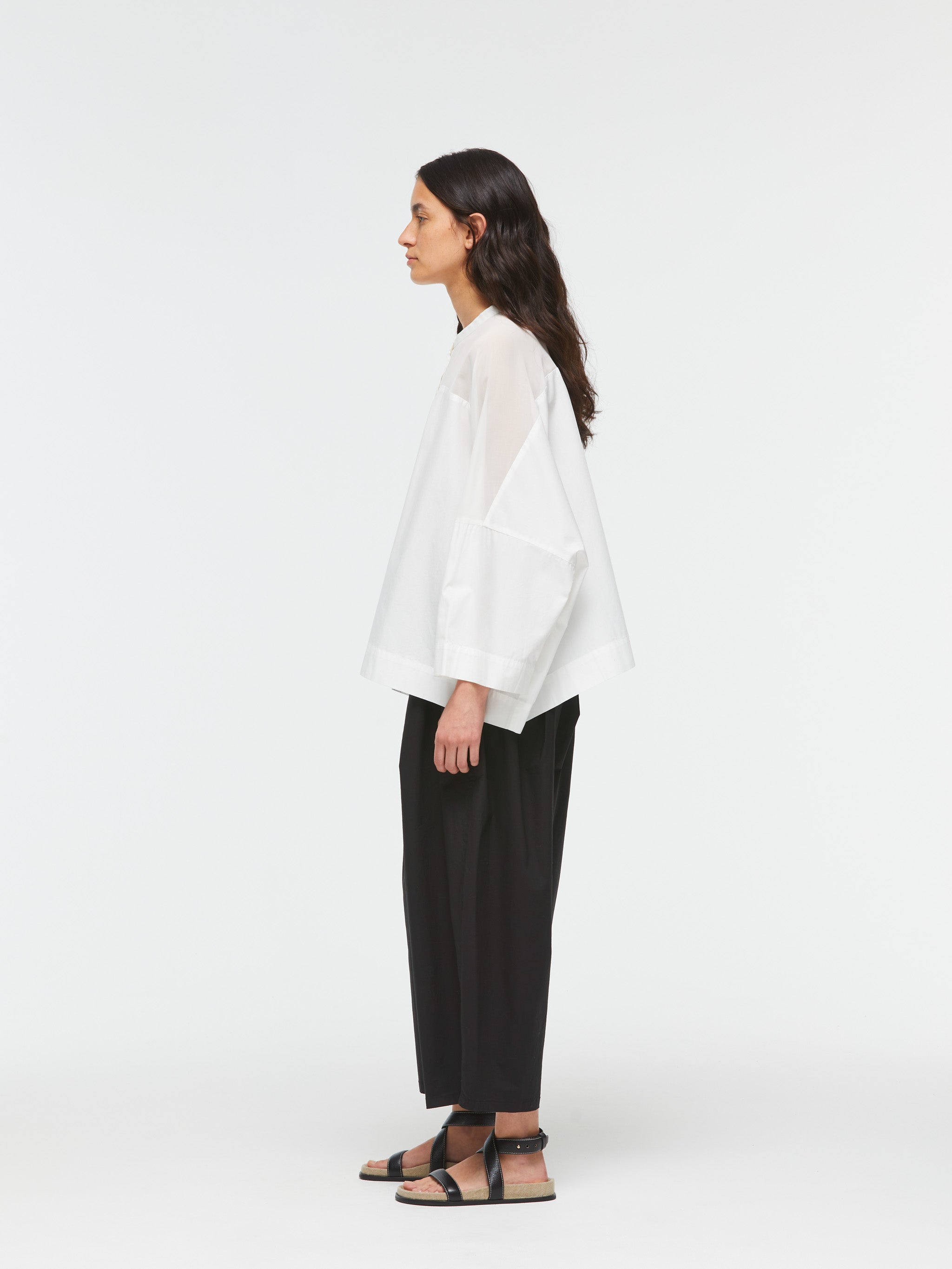 【SALE】ミズイロインド mizuiro ind スタンド カラー シアー シャツ stand collar sheer shirt 2-230088 レディース トップス 長袖 楽天市場】【SALE 30％OFF】ミズイロインド mizuiro ind