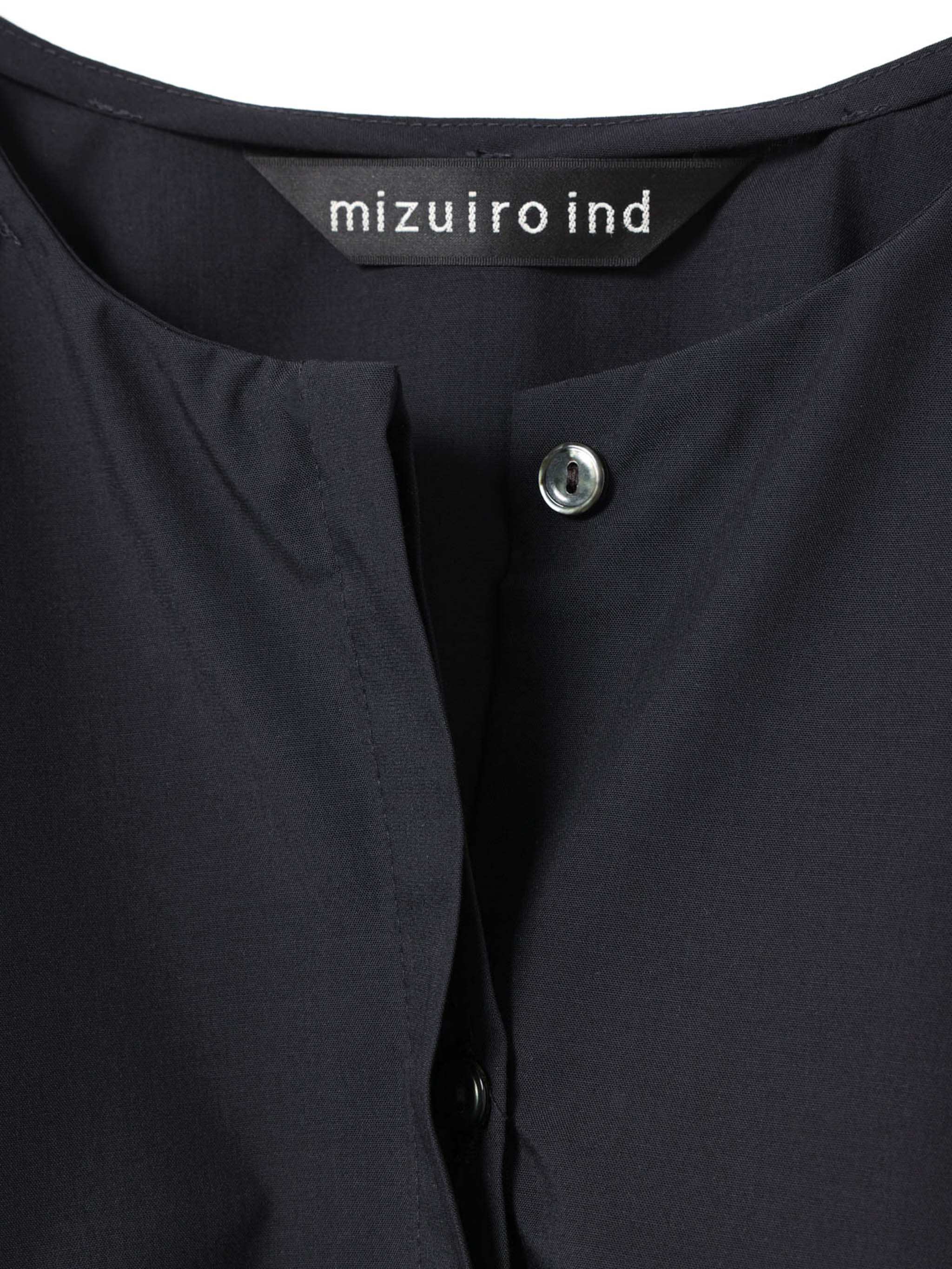 【SALE】ミズイロインド mizuiro ind ドローストリング シャツ drawstring shirt 2-230089 レディース トップス 半袖 mizuiro ind｜ドライタッチ ドローストリング シャツ 2-230089