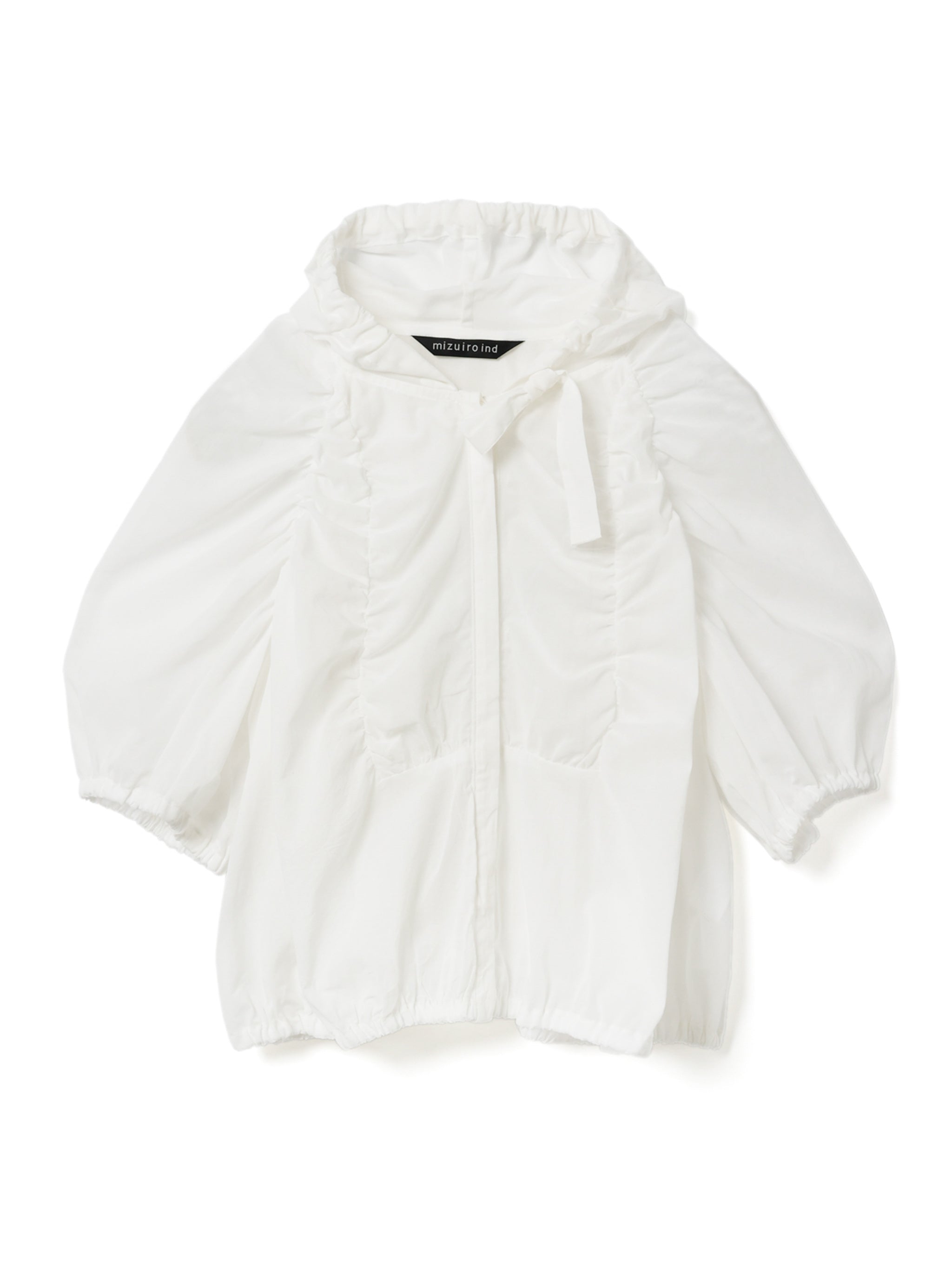 【訳あり】未使用 mizuiroind hooded shirt/オフホワイト 訳あり】未使用 mizuiroind hooded shirt/オフホワイト - メルカリ