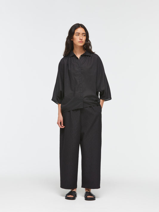 dots gather dolman shirt | 2-230095