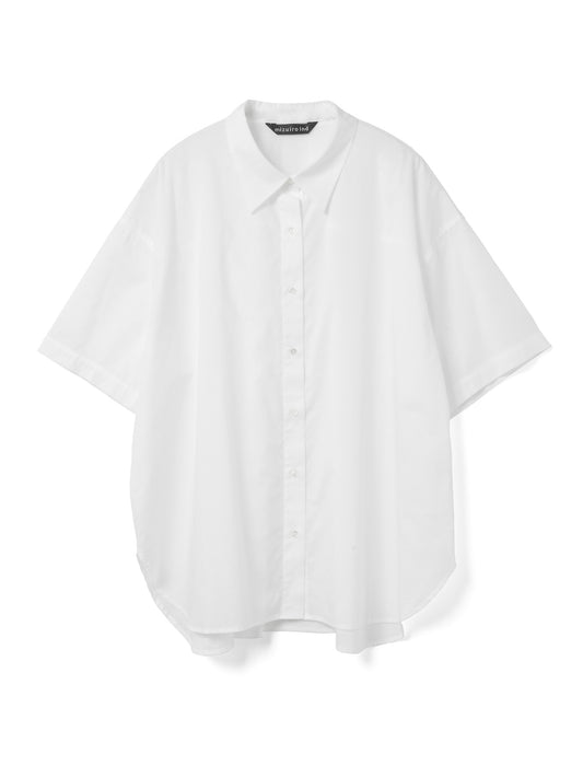 half slv wide shirt | 2-230107