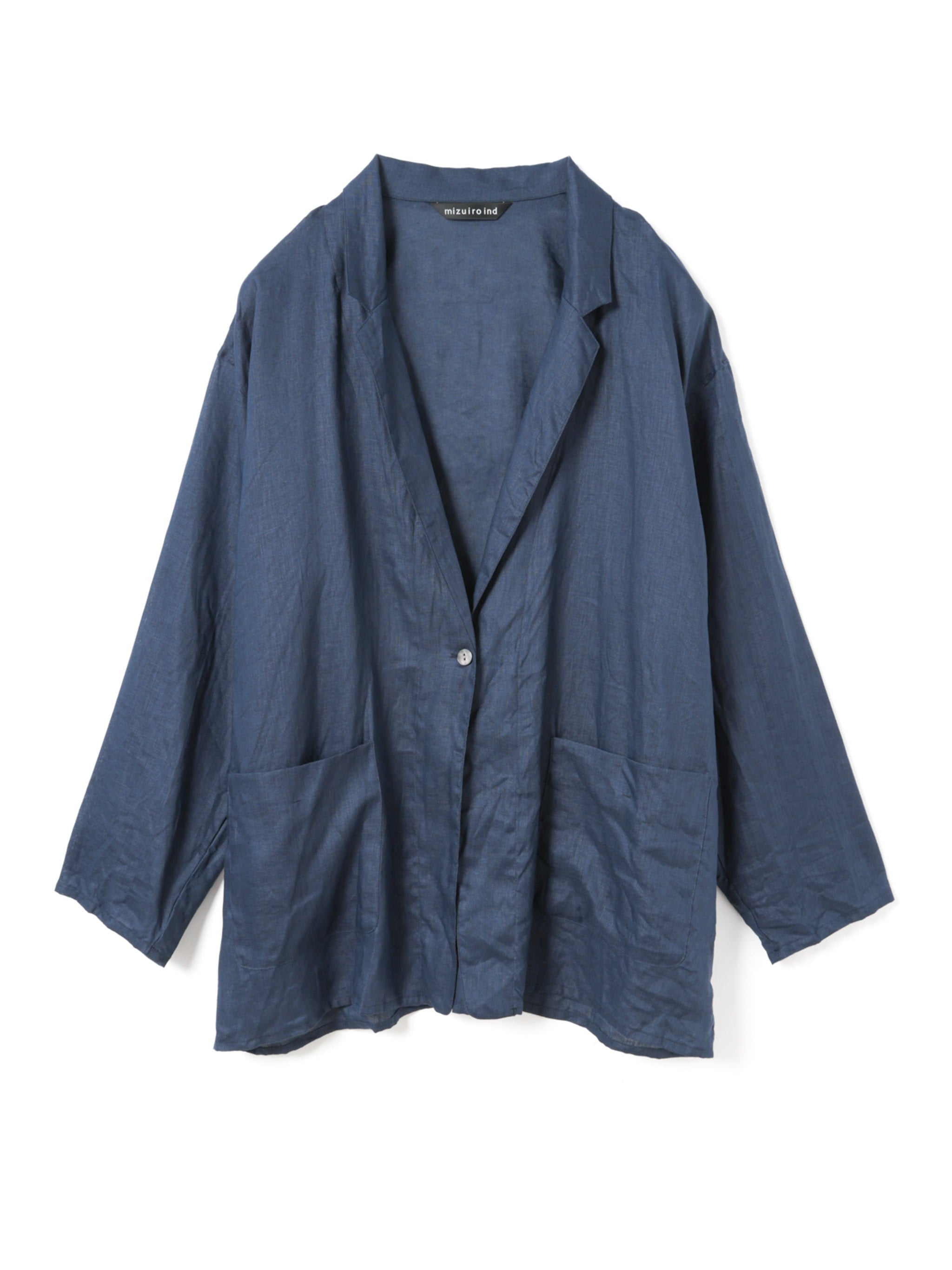 moriページ linen wide shirt JK | 2-230116 – mizuiro ind