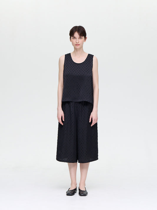 satin JQ tank TOP | 2-230122