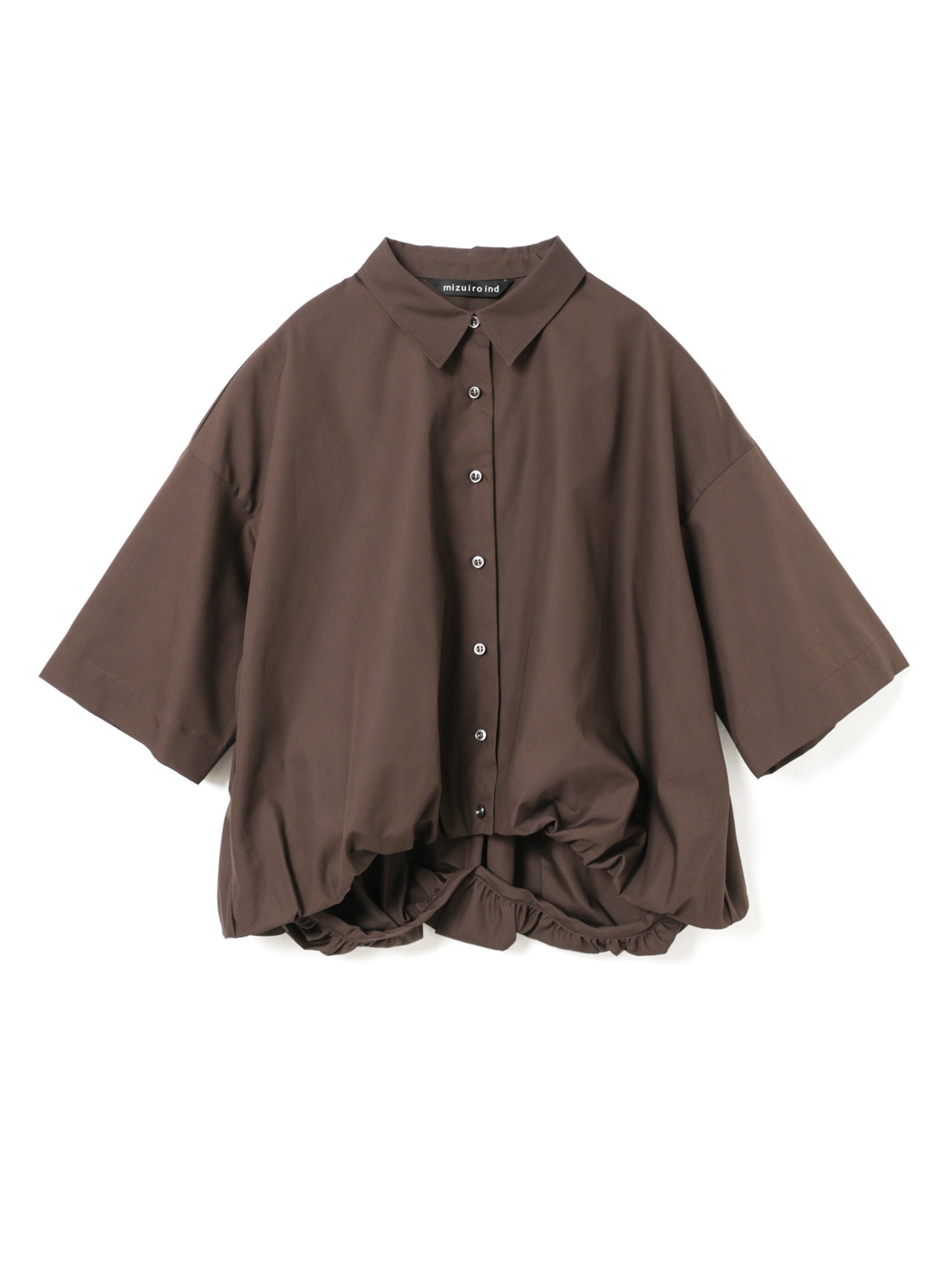 half slv ballon shirt | 2-230128 – mizuiro ind
