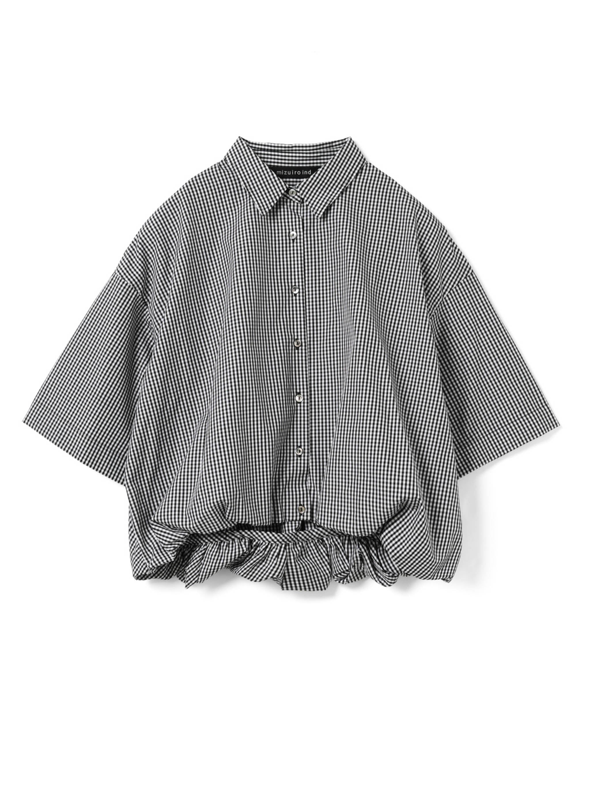 トップス 4qnnxr_ stripe half slv ballon shirt | 2-230129 – mizuiro ind