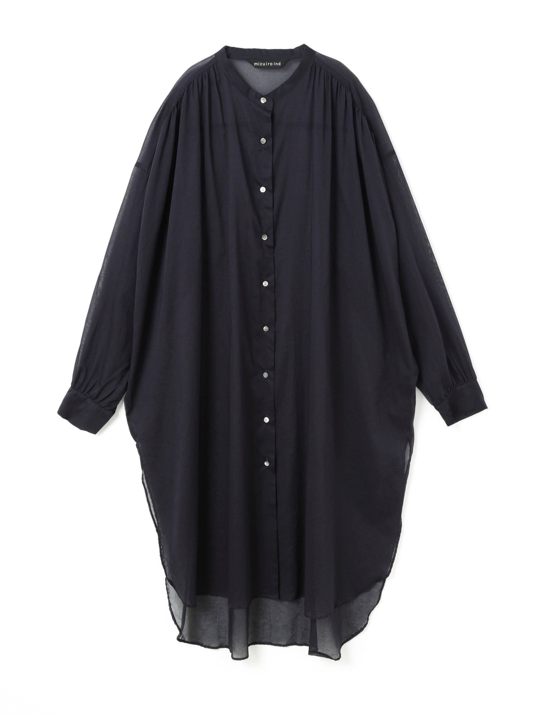 完売商品.*・゜ワンピース・*. stand collar gather OP | 2-250073 – mizuiro ind