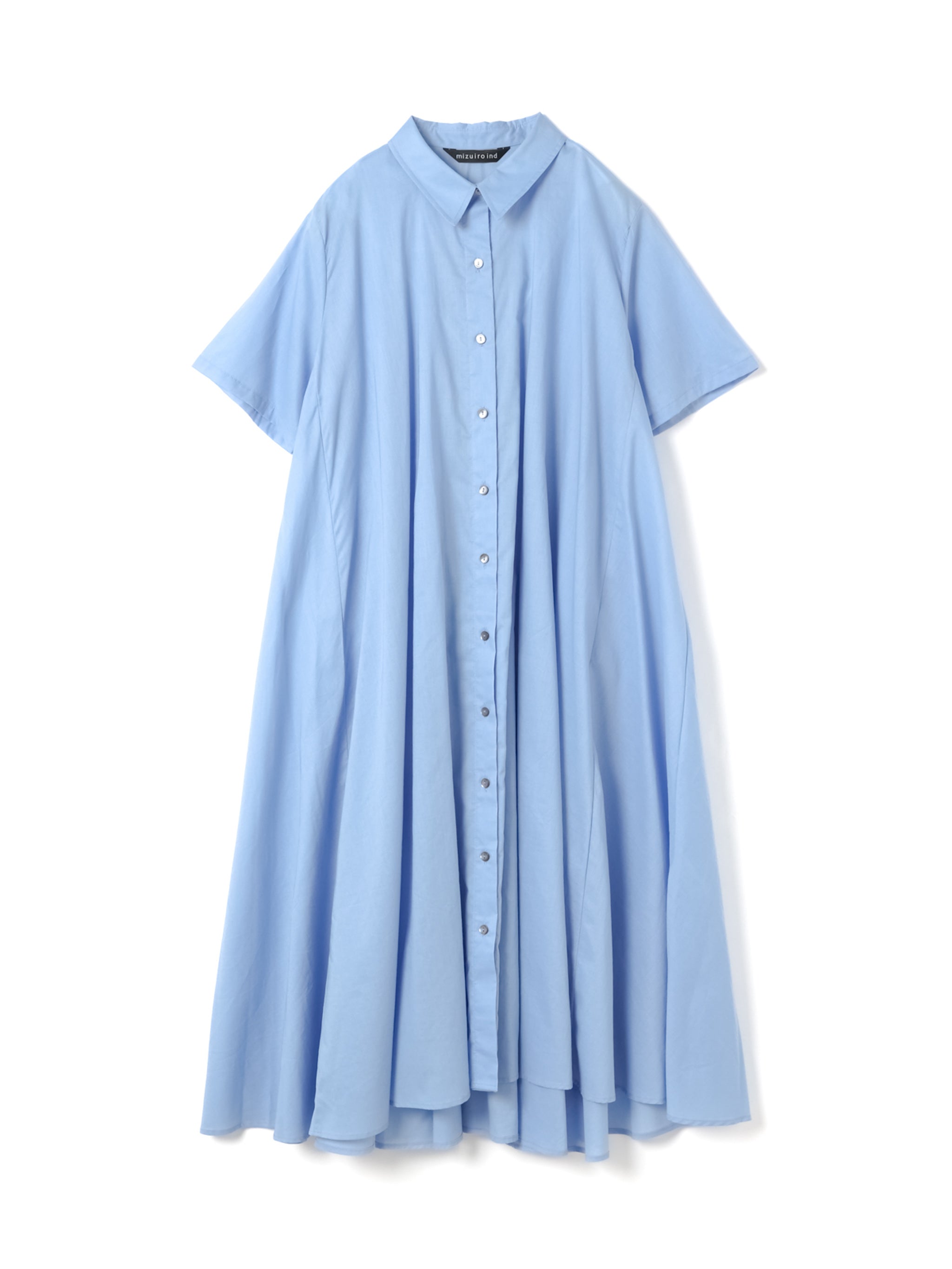 half slv flare shirt OP | 1-250074 – mizuiro ind