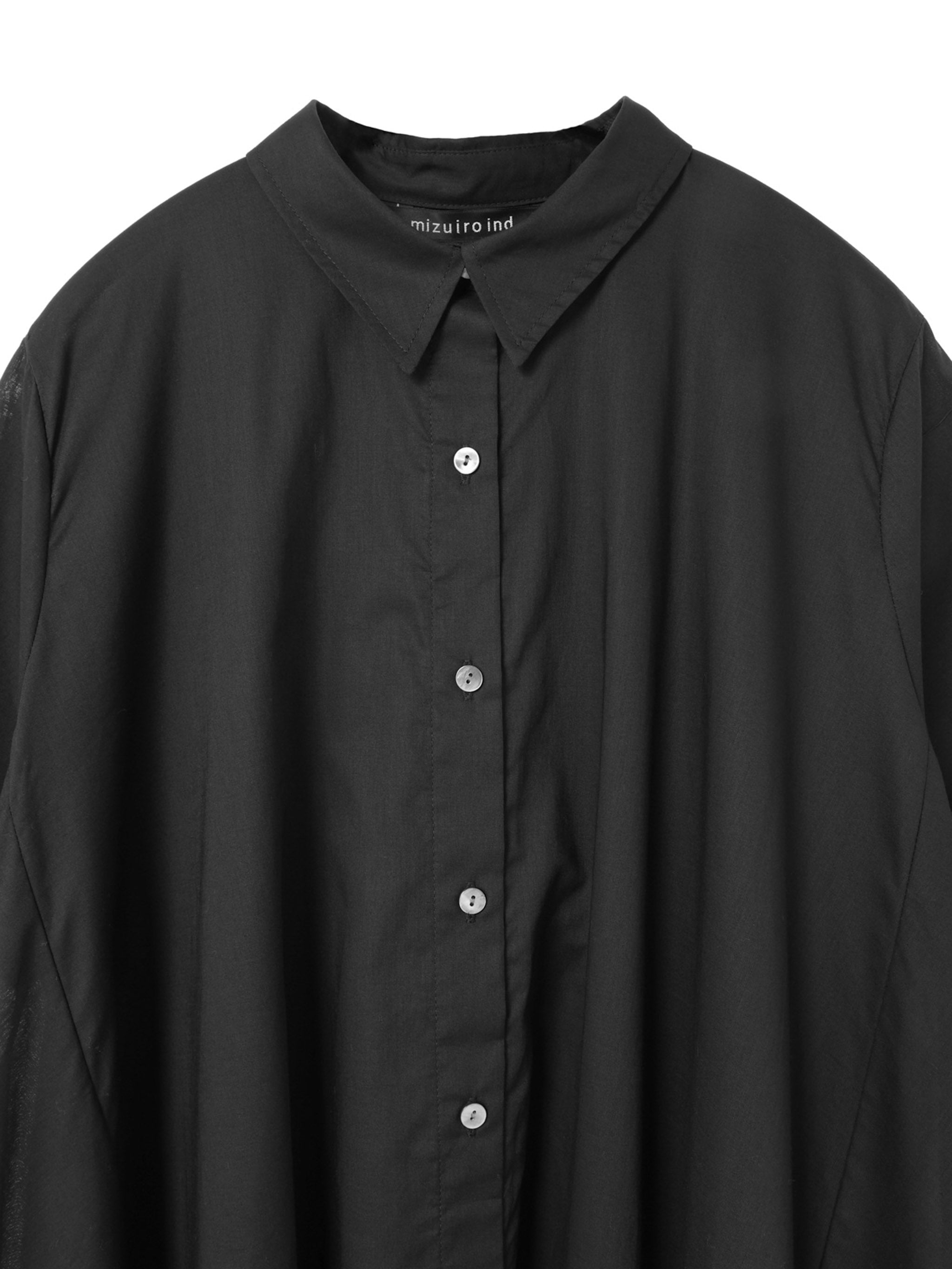half slv flare shirt OP | 1-250074 – mizuiro ind