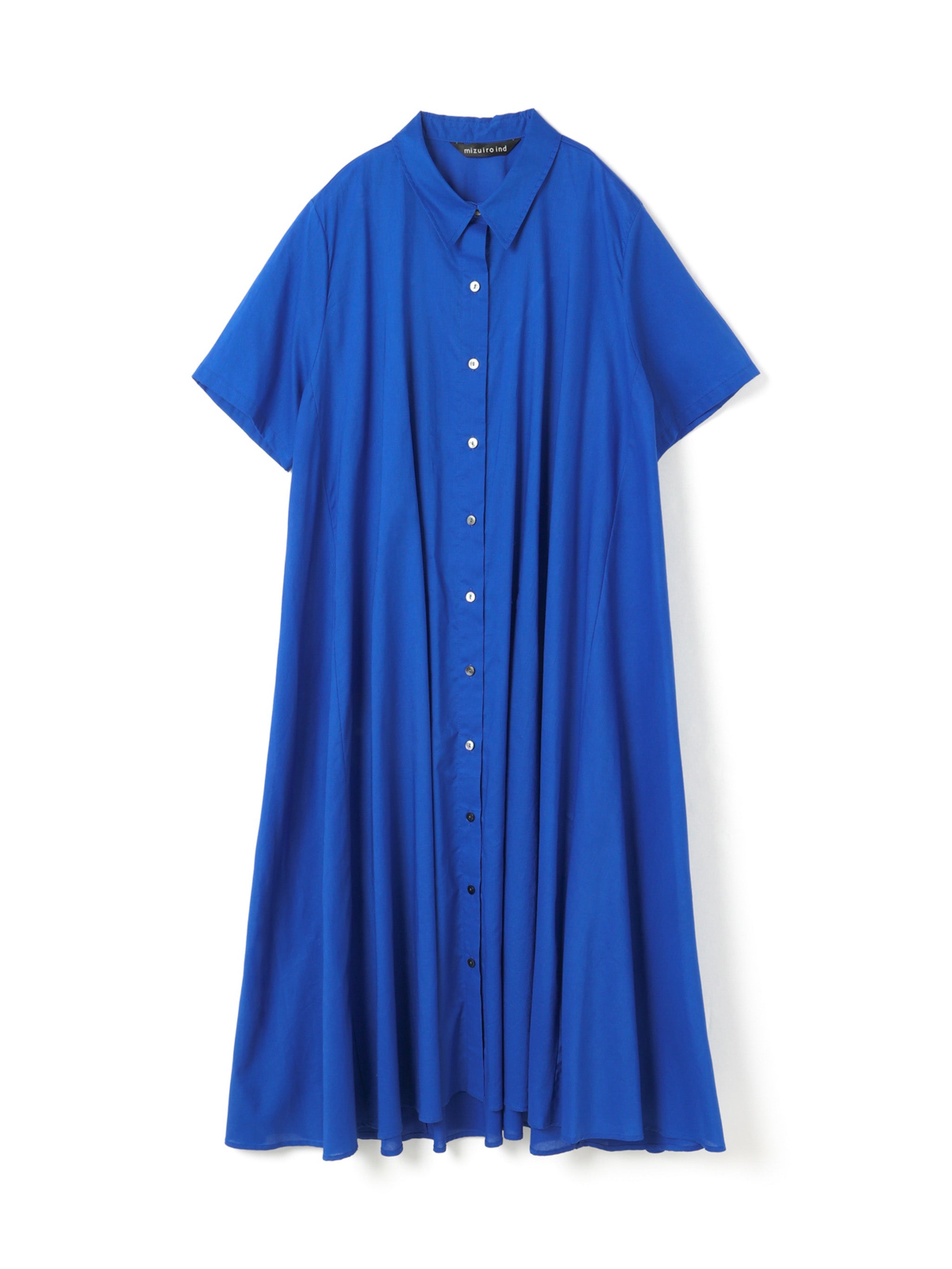 【新品未使用】mizuiro ind no collar half slv CT New Arrival｜mizuiro ind online boutique - ミズイロインド
