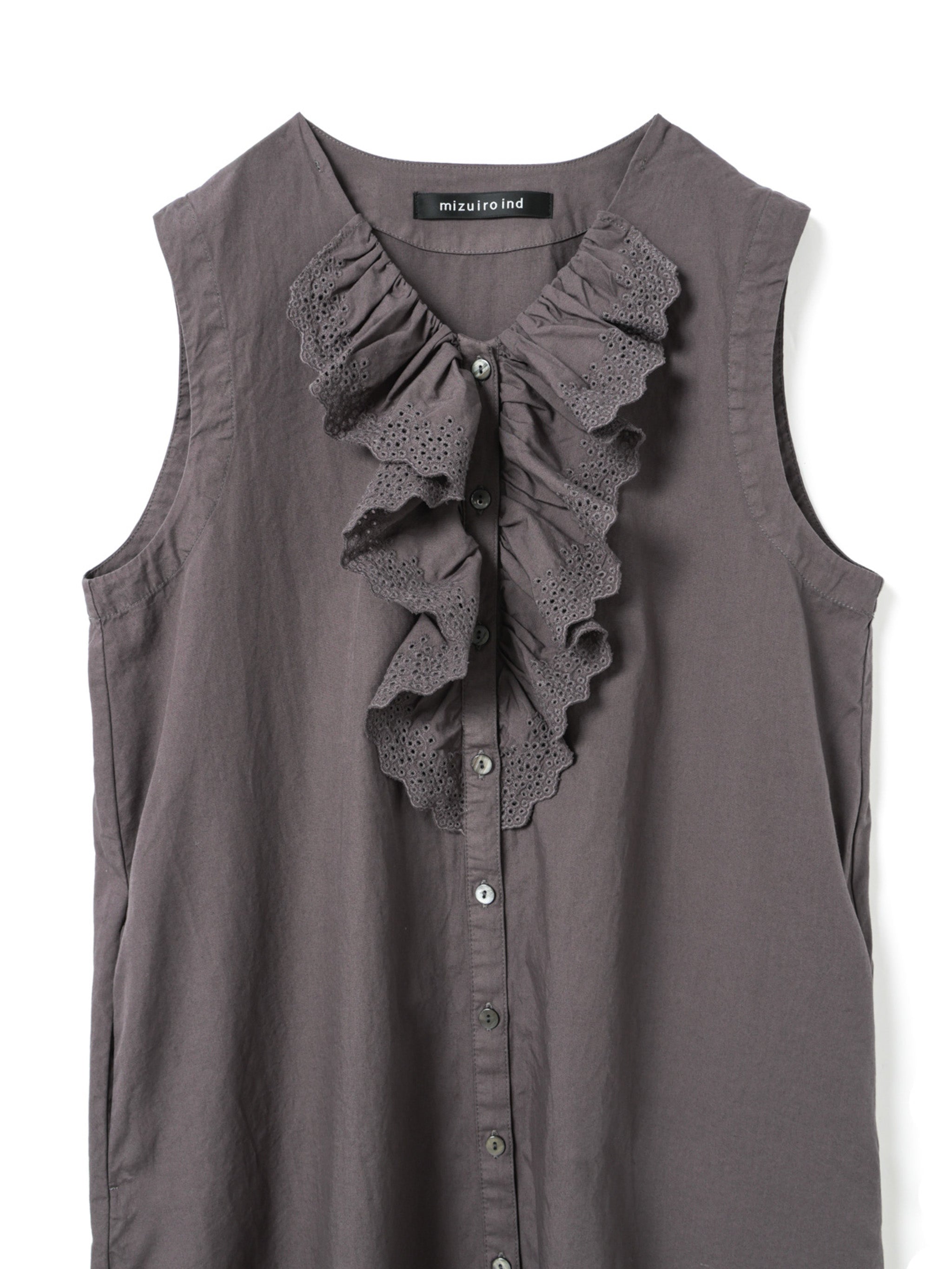 Bibiy. IRIS RUFFLE TOP フリルタンクトップ　ワンピース Bibiy IRIS RUFFLE TOP ホワイト 新品未使用 - メルカリ