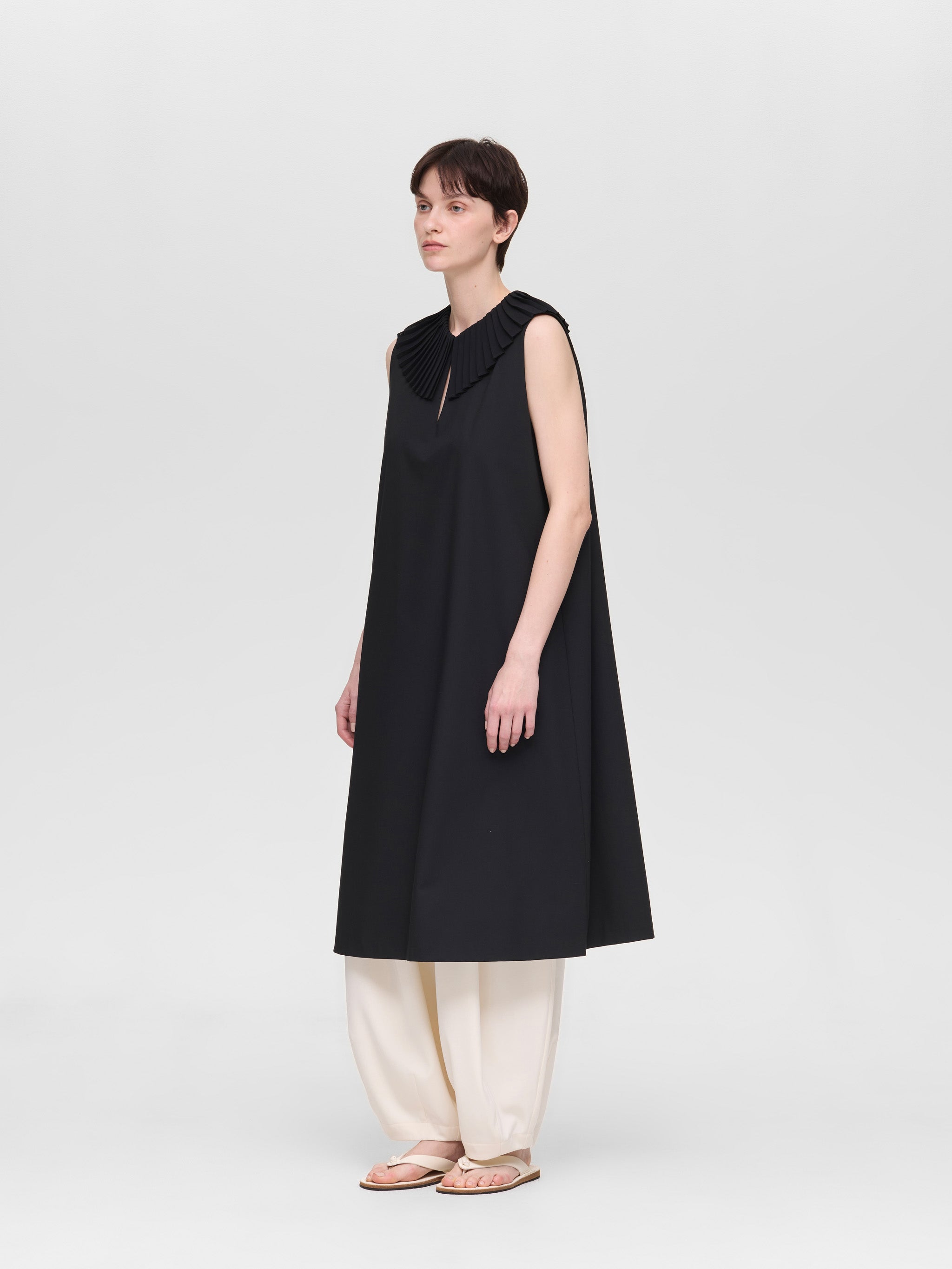 pleats collar N/S OP | 2-250096 – mizuiro ind