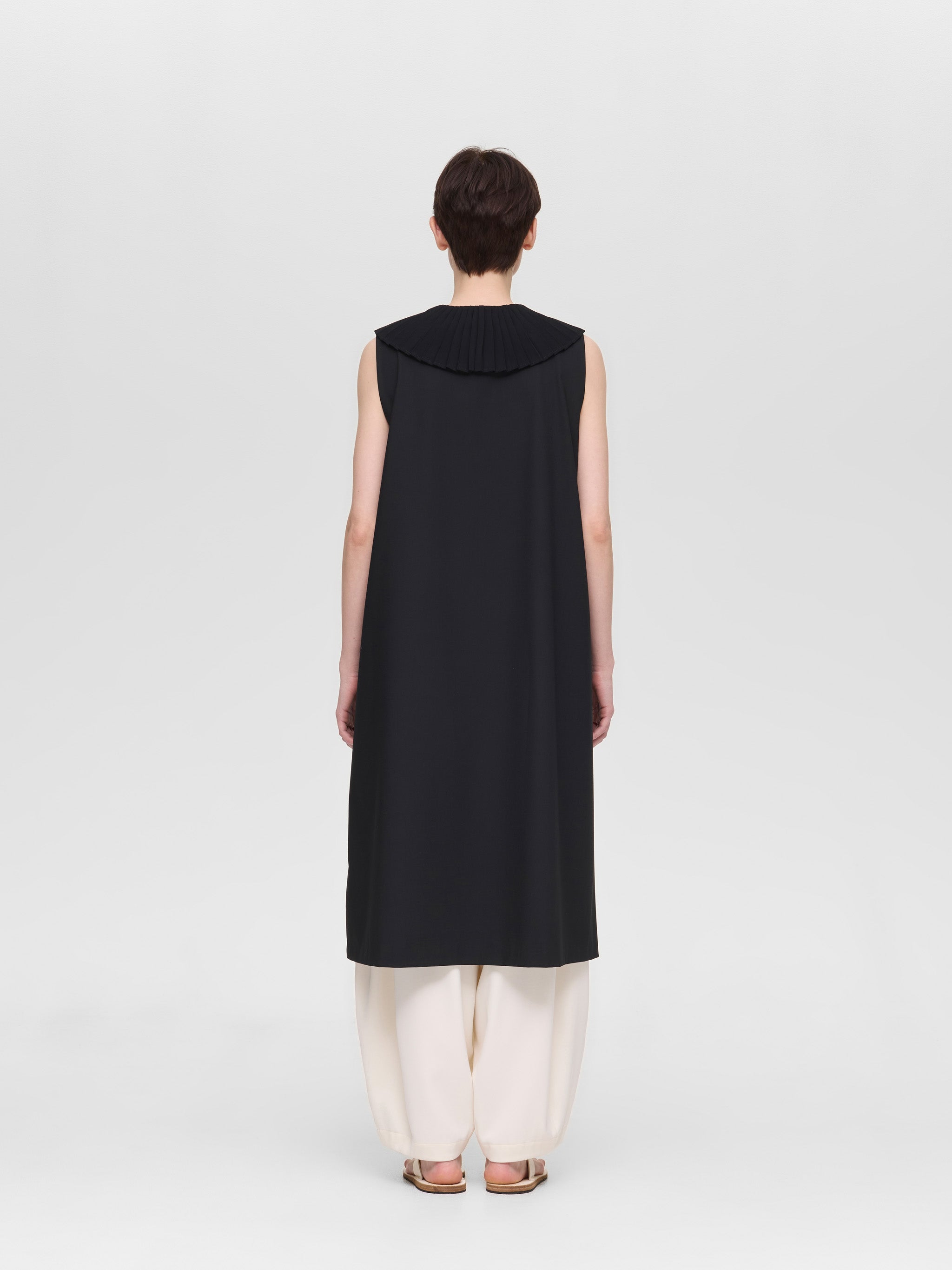 美*将様 pleats please WARP ノースリーブワンピース pleats collar N/S OP | 2-250096 – mizuiro ind