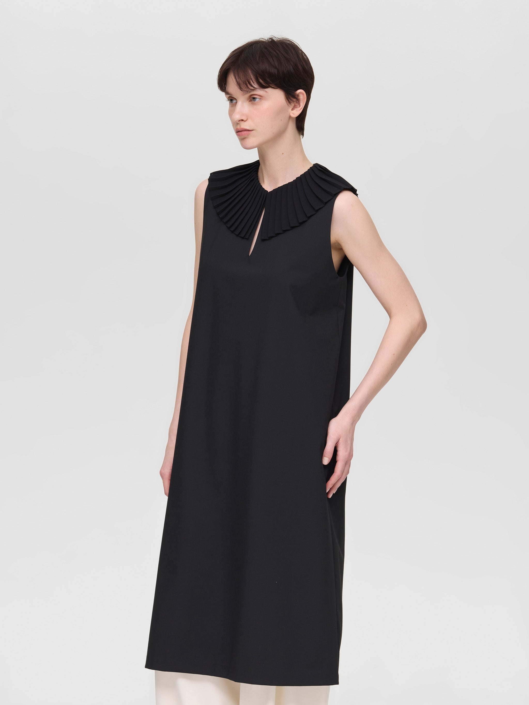 pleats collar N/S OP | 2-250096 – mizuiro ind