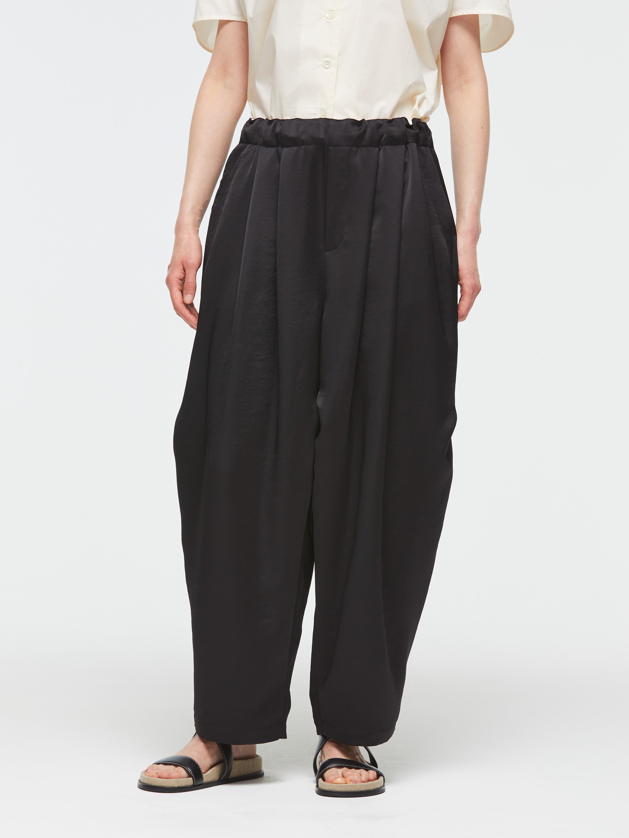 MSGM ロコ ウエストハント ワイトレック ハンツ 【関税込】 MSGM ジーンズ デニム デニムパンツ DRIPPING SILVER ワイド