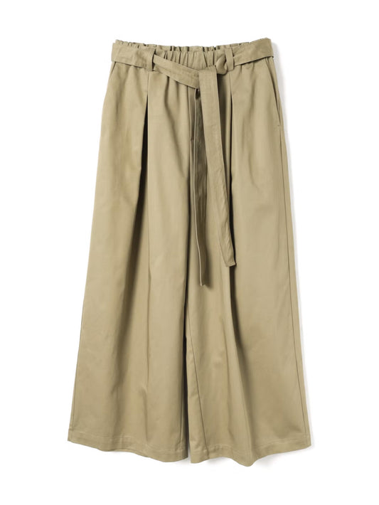 wide chino PT with belt | 2-260097