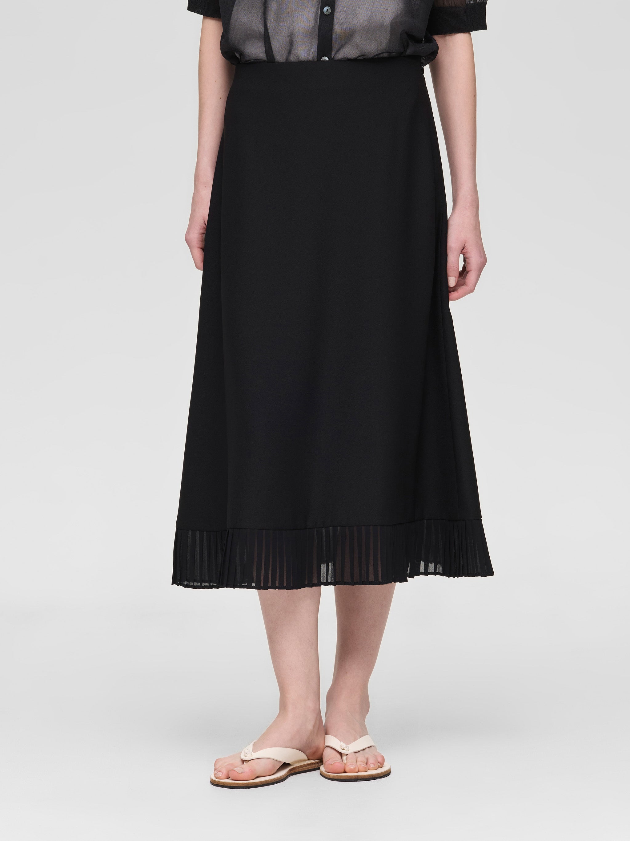 pleat hem A line SK | 2-260100 – mizuiro ind