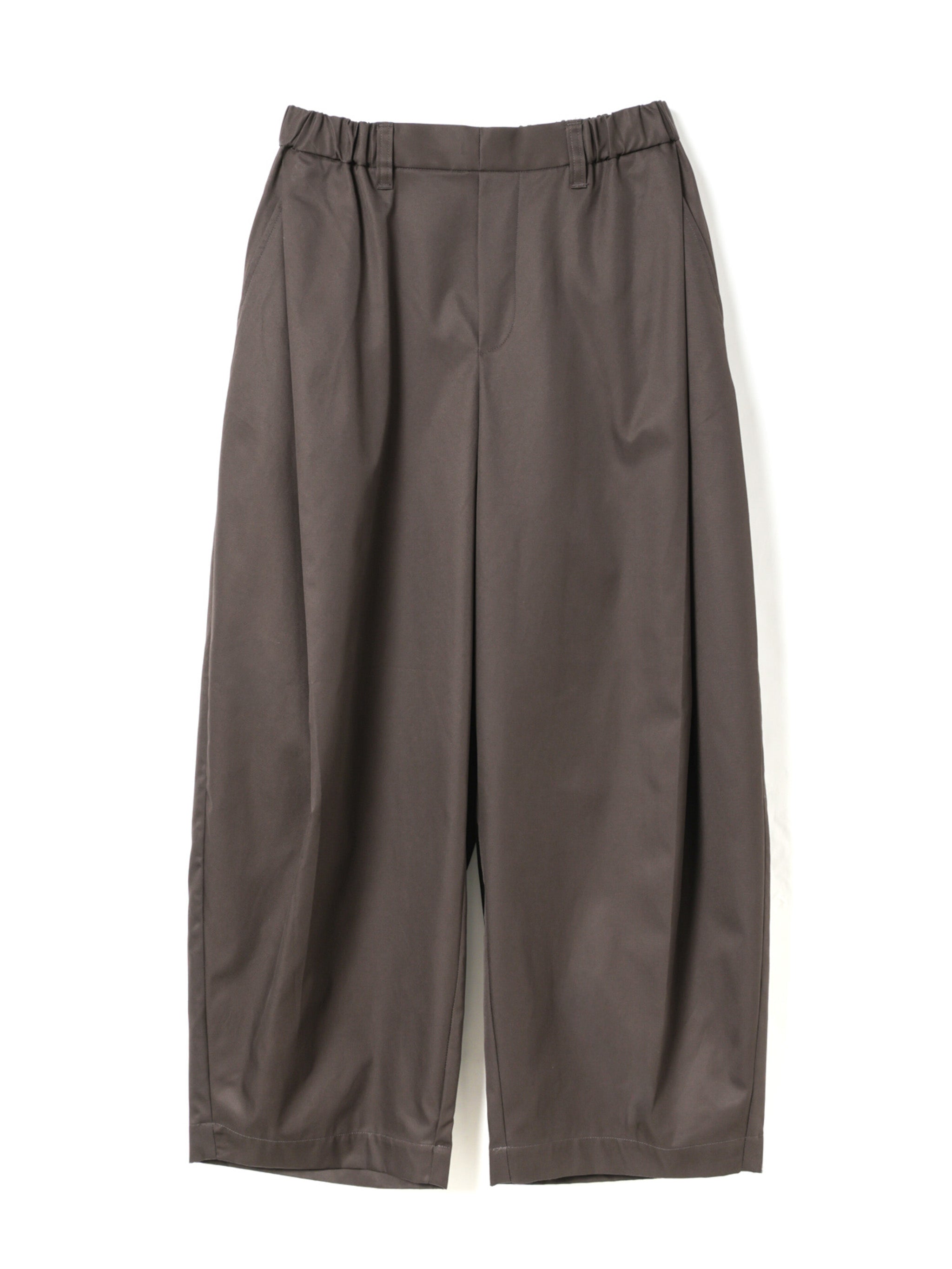 tuck cocoon slacks | 2-260102 – mizuiro ind